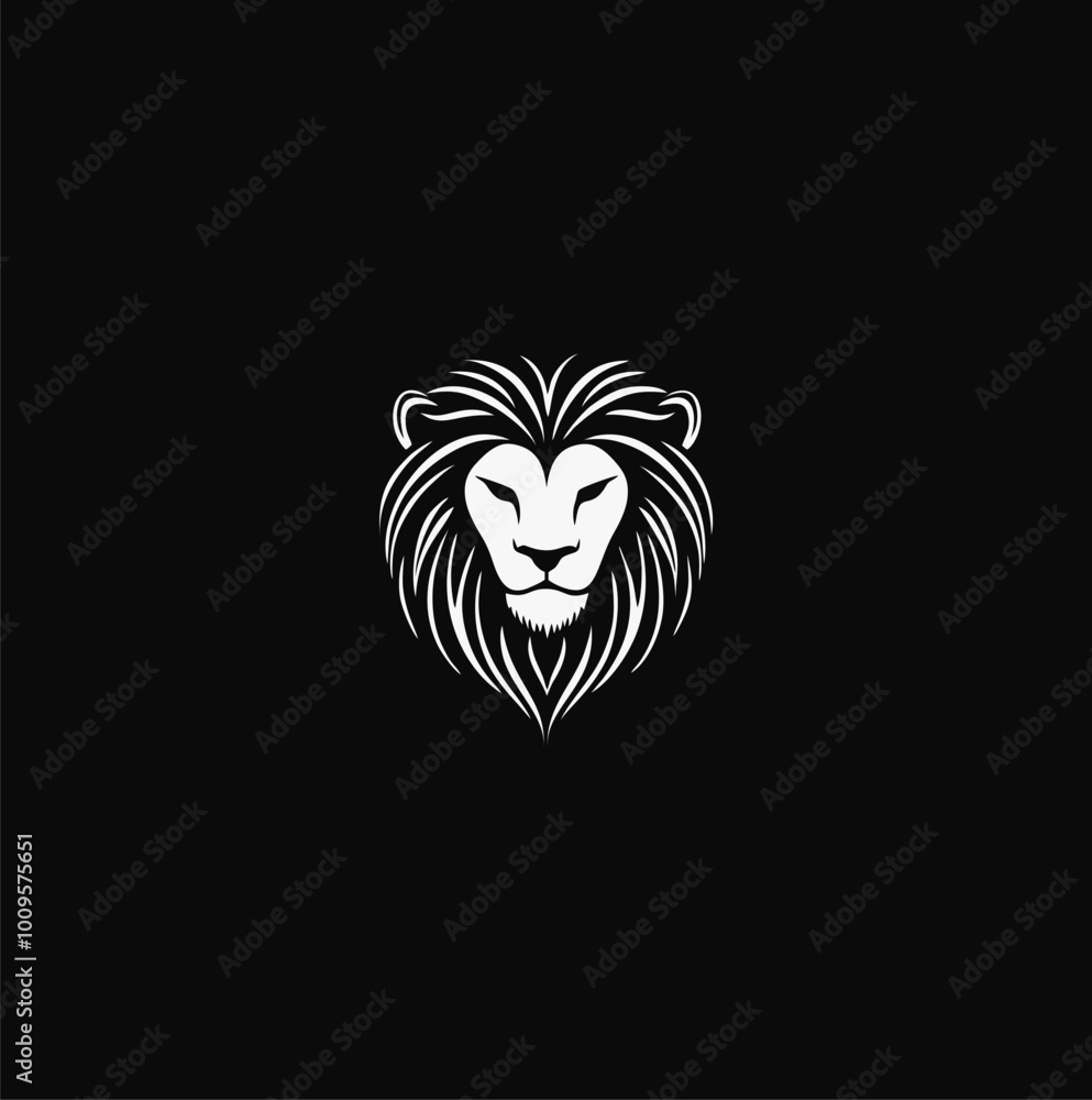 Obraz premium Lion Head Logo