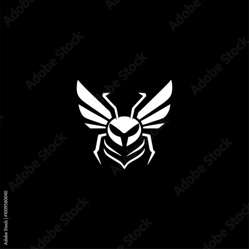 Minimalist Bee Icon