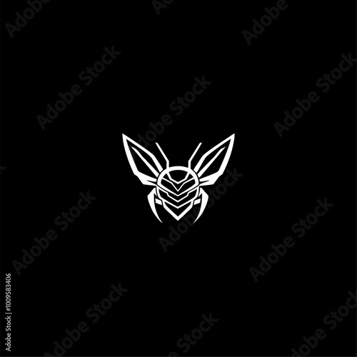 Minimalist Bee Icon