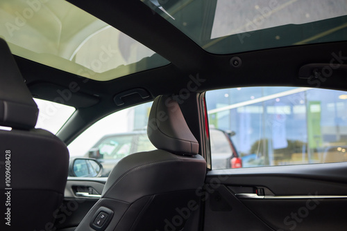 Wallpaper Mural The interior design of a modern car sunroof incorporates sleek aesthetics and innovative features Torontodigital.ca