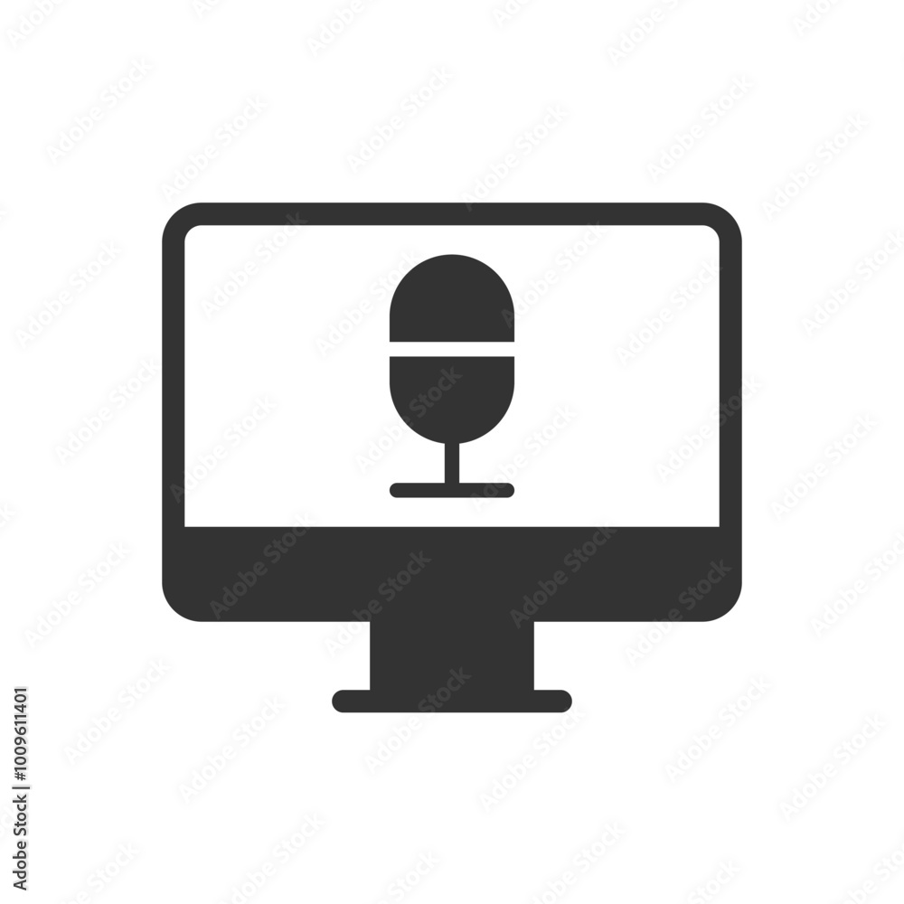 Computer Microphone Icon Computer Microphone Icon