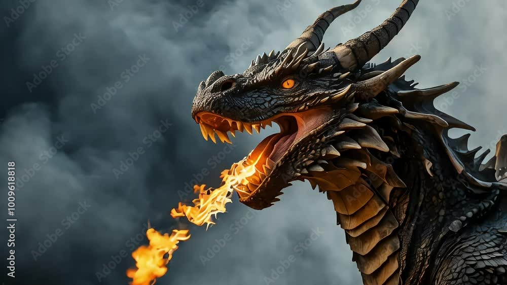 fire dragon in the dark night fire dragon in the dark night