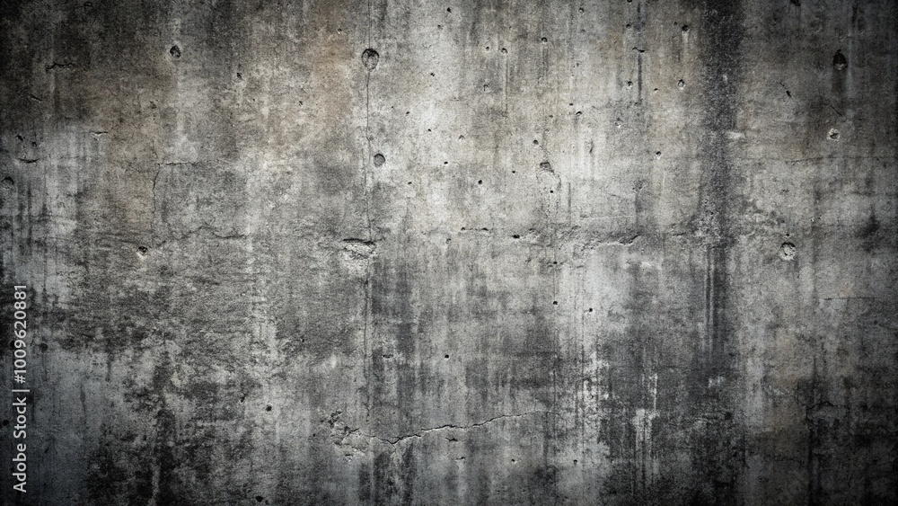 Obraz premium Top view of dark grunge concrete wall for background, Texture of black polished concrete background, Dark old wallpaper with cement texture, surface mockup