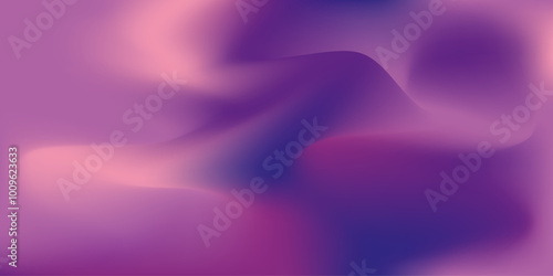 Bright wavy magenta and violet vector fluid mesh gradient background. Abstract soft y2k purple and dark pink liquid digital watercolor for technology banner design, print, surface