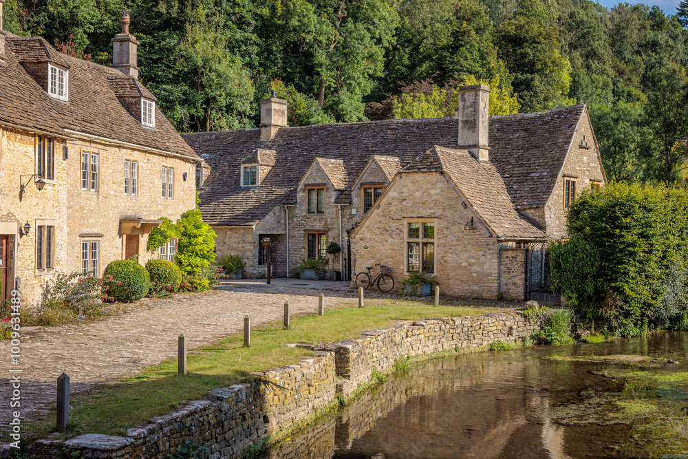 Castle Combe, England - August 24 2024 Castle Combe, England - August 24 2024