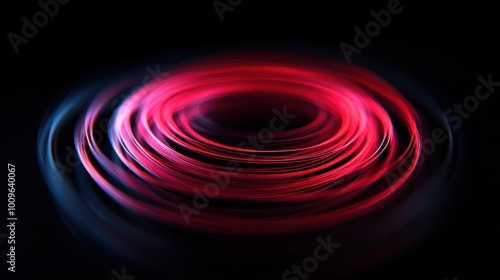 A mesmerizing abstract image showcasing swirling red light patterns against a dark background, creating a dynamic and captivating visual effect to intrigue viewers.