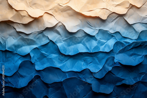 Wallpaper Mural blue paper texture Torontodigital.ca