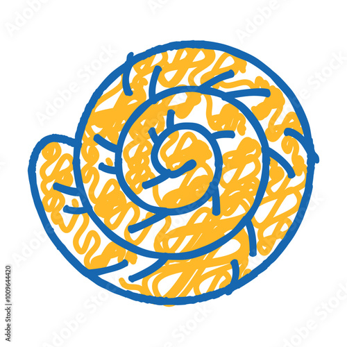 borek pastry turkish cuisine doodle icon sketch vector. borek pastry turkish cuisine sign. isolated symbol illustration