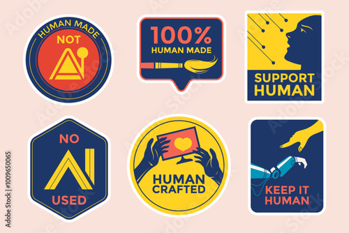 Do not use AI tools. Artificial Intelegent is not allowed Sticker Collection