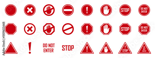 street symbol sign stop warning red text sign do not enter hand not allowed limitation danger trespassing website rules risk
