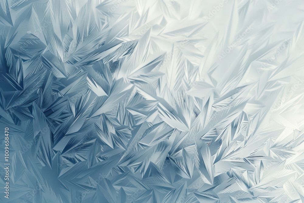 Frosty Abstract Background with Intricate Ice Crystal Patterns in Cool Blues and Silvers Design for Winter Themes Frosty Abstract Background with Intricate Ice Crystal Patterns in Cool Blues and Silvers Design for Winter Themes