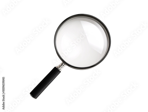 a close-up of a magnifying glass