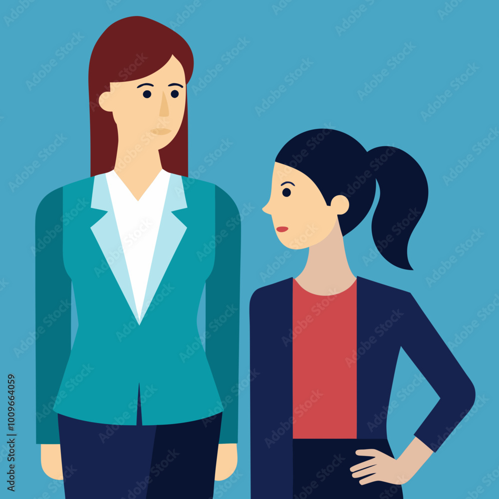 Dynamic Corporate Woman Standing and Placing Vector Illustration Highlighting Modern Work Culture
Dynamic Corporate Woman Standing and Placing Vector Illustration Highlighting Modern Work Culture