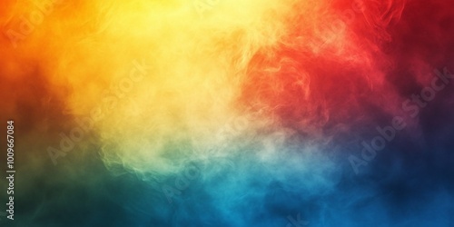 Wallpaper Mural creative and colorful abstract gradient background with green, blue, red, and yellow hues, offering a seamless blend and stylish aesthetic for modern digital designs Torontodigital.ca