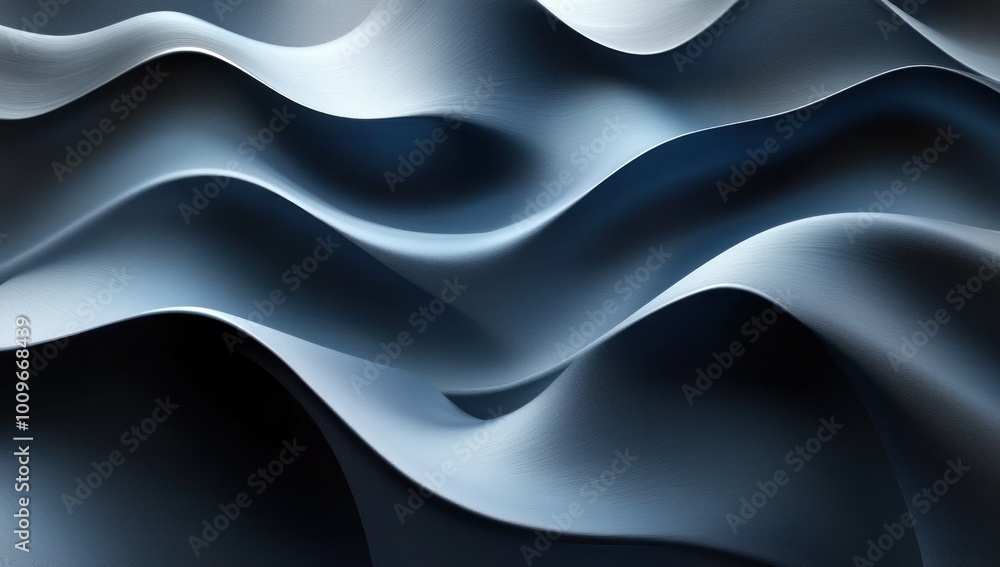 Abstract Wavy Blue Background Abstract Wavy Blue Background