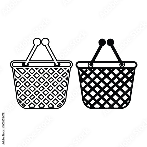 Stock Vector ID: 2464913175

Shopping basket icons. Shopping cart icons. Flat style. basket icon/symbol.  e-shop concept, shopping basket icon sign, Vector icons