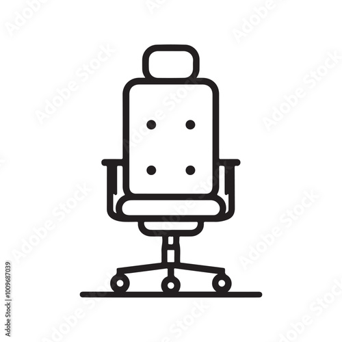 Download Office Chair Silhouette Vectors for Professional Design Projects