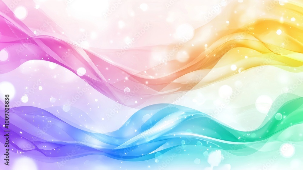 The rainbow banner pride month background is a colorful shape with a pastel pastel background The rainbow banner pride month background is a colorful shape with a pastel pastel background