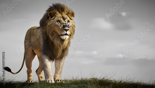 lion in the wild