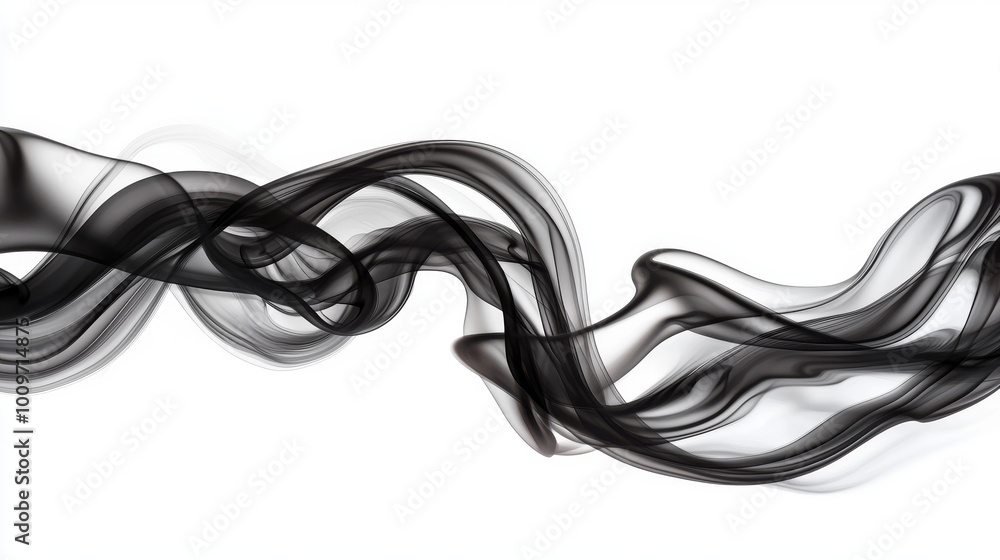 A beautiful wallpaper for your desktop. The background is an abstract black cloud of ink on a white background with black ink drops in the water. A beautiful wallpaper for your desktop. The background is an abstract black cloud of ink on a white background with black ink drops in the water.