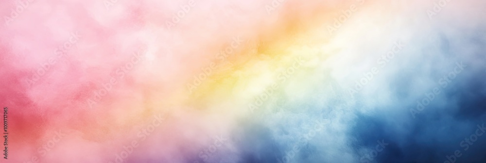 A pastel rainbow background with a smooth watercolor effect, blending soft hues A pastel rainbow background with a smooth watercolor effect, blending soft hues