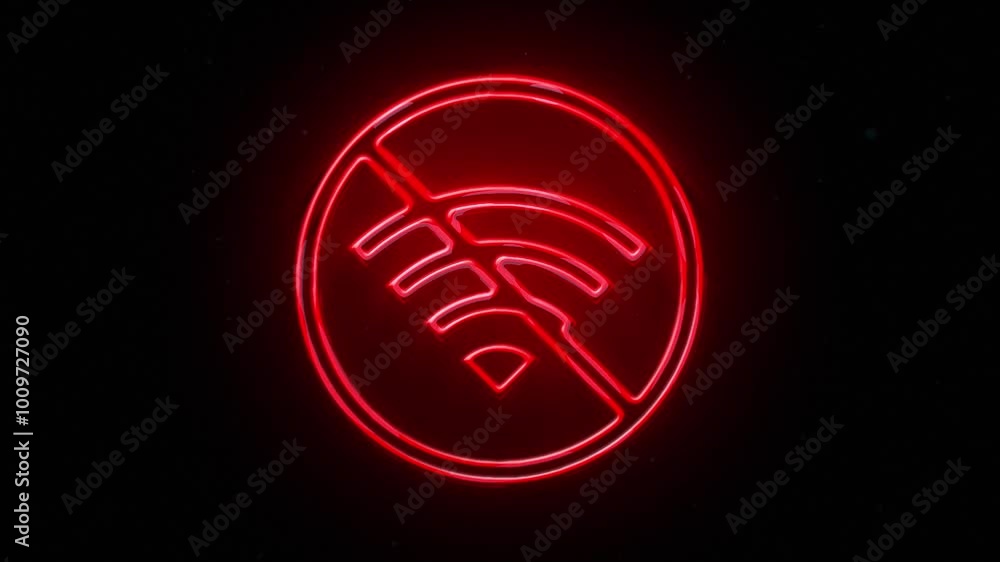 Wi-Fi no signal indicator Wi-Fi no signal indicator