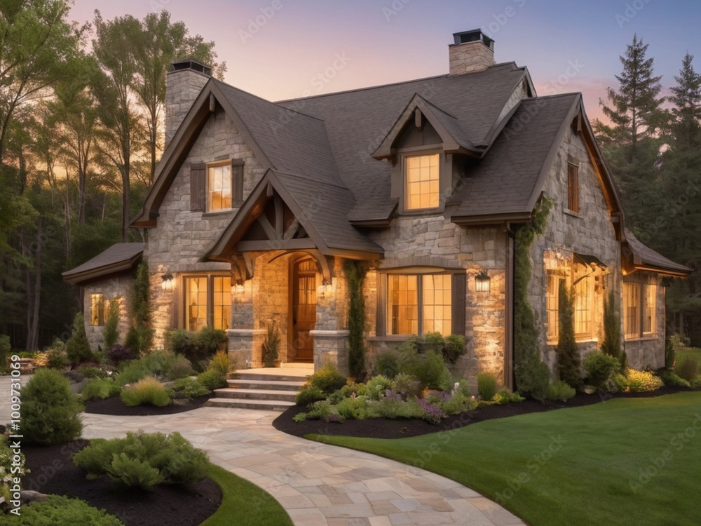 A beautiful wooden brightening light in the house with big windows A beautiful wooden brightening light in the house with big windows