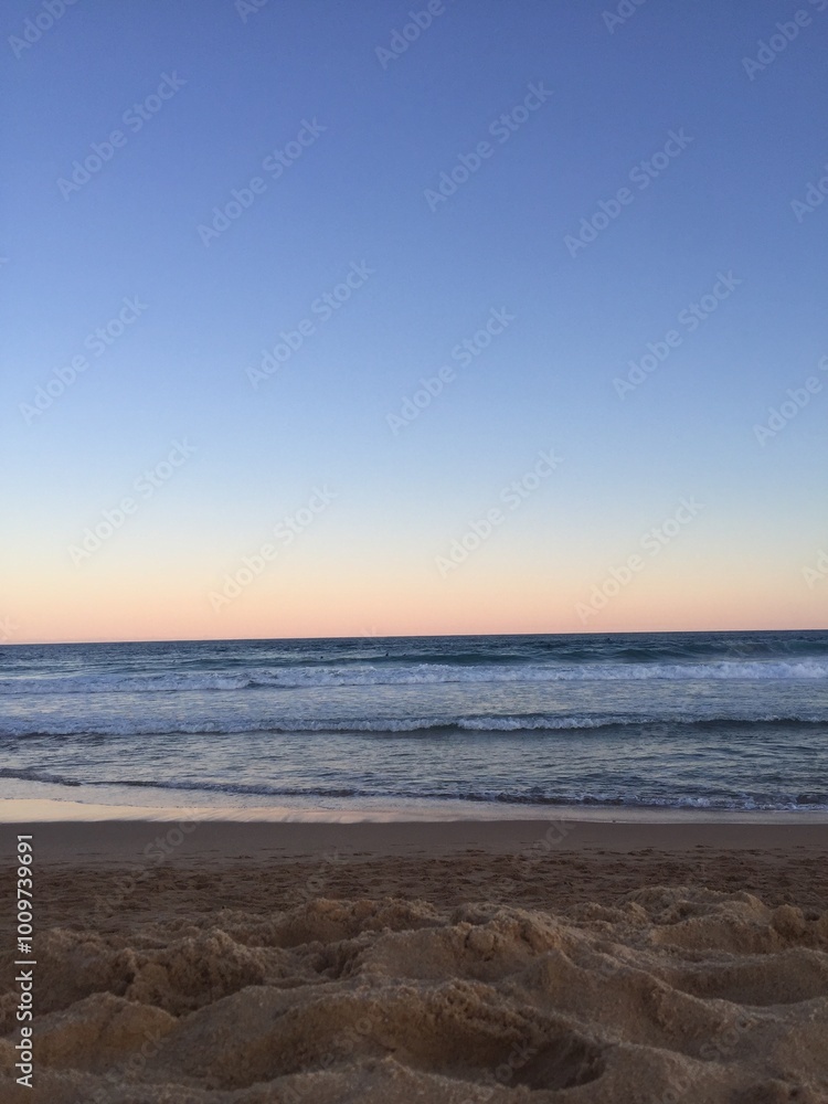 Obraz premium sunset on the beach