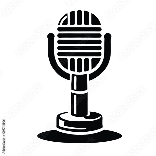 Microphone Silhouette