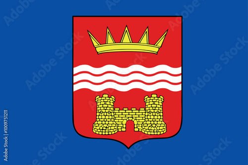 The flag of Tsalenjikha