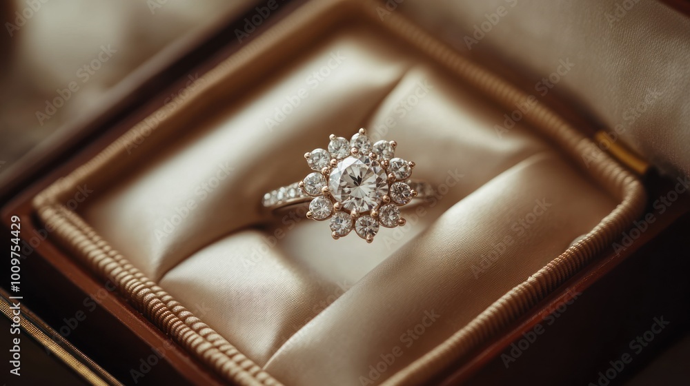 Diamond Engagement Ring in a Box Diamond Engagement Ring in a Box