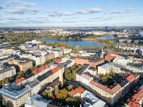Wallpaper Mural Taka-Töölö, Helsinki, on a beautiful sunny day. Töölö is a district in central Helsinki, Finland, located just northwest of the city center. It is divided into two main parts: Etu-Töölö (Southern or F Torontodigital.ca