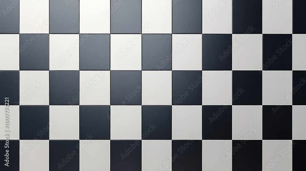 Fototapeta premium The waving checkered flag symbolizing victory at a racing event