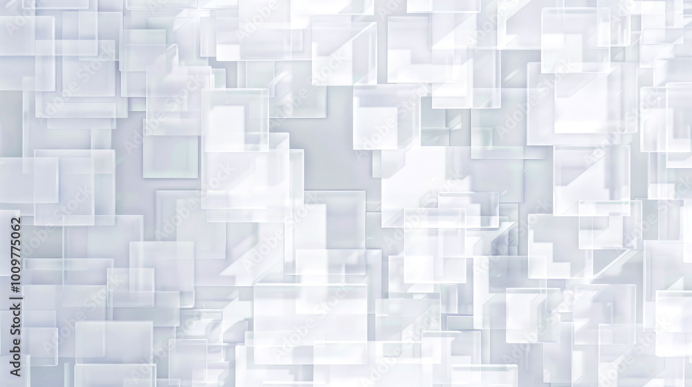 Abstract Overlapping Glass Squares. Abstract Overlapping Glass Squares.