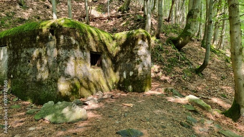 bunker in the forest near spindleruv mlyn photo