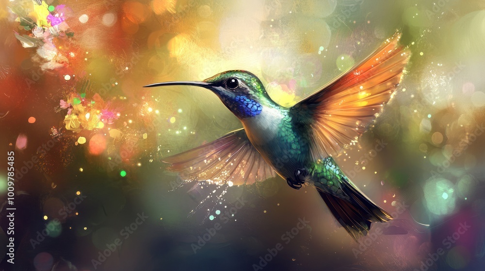 Hummingbird in Flight Hummingbird in Flight