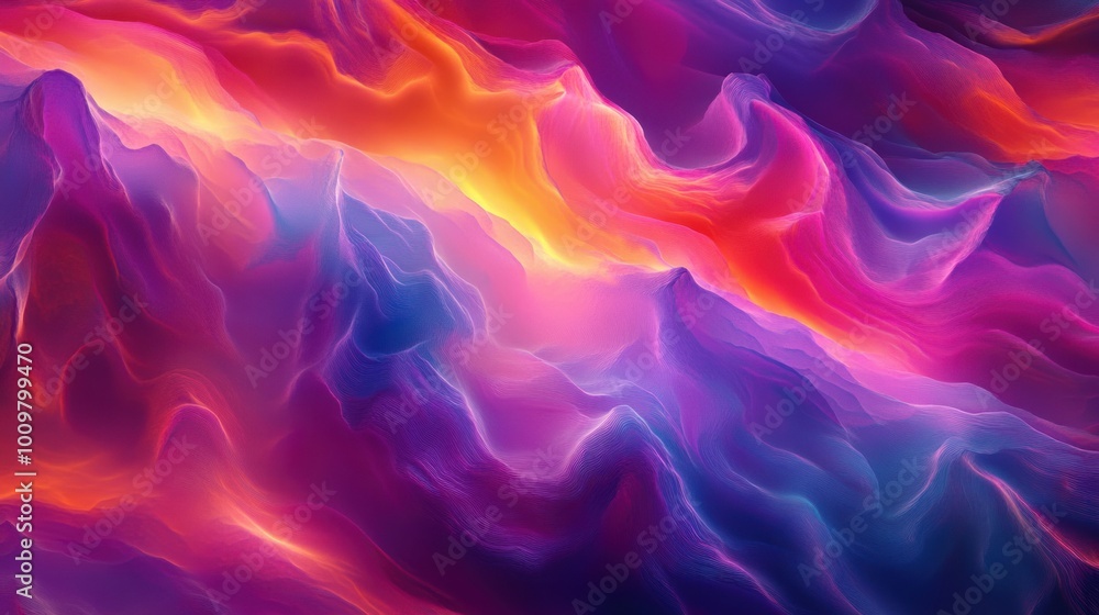 Abstract Colorful Landscape Abstract Colorful Landscape