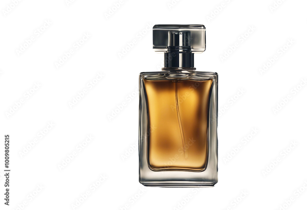 Perfume bottle mock up isolated on transparent background Perfume bottle mock up isolated on transparent background
