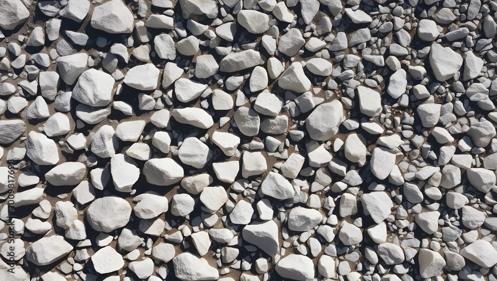surface the ground full of white rocks textured background surface the ground full of white rocks textured background