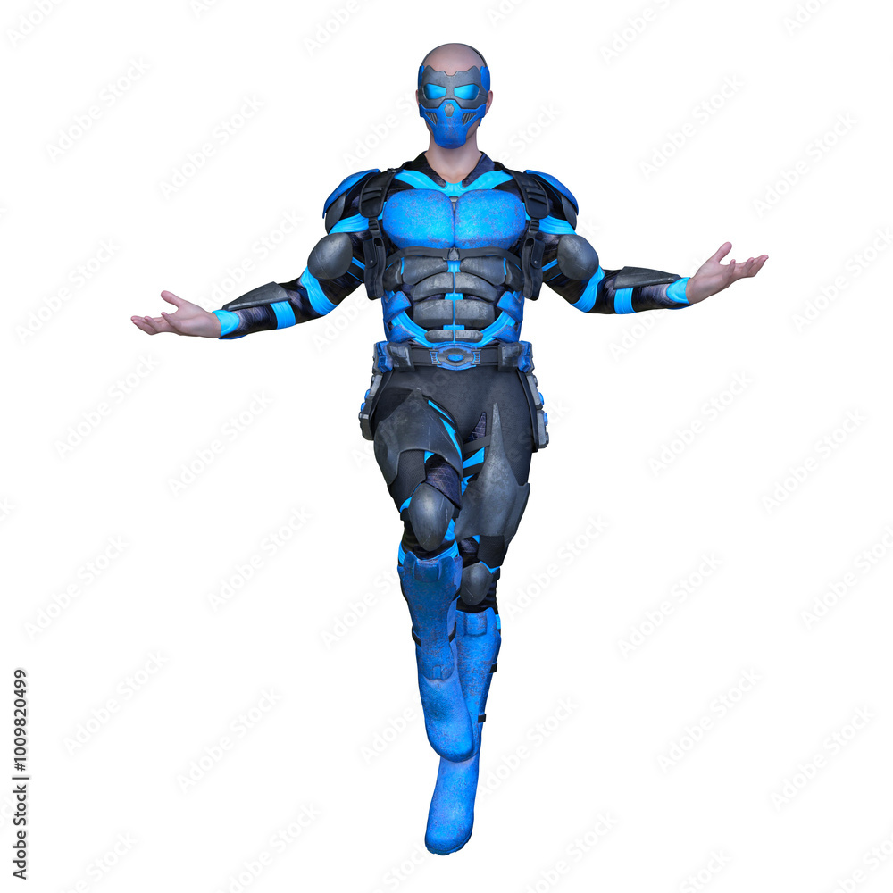 サイバーマン　3DCGレンダリング