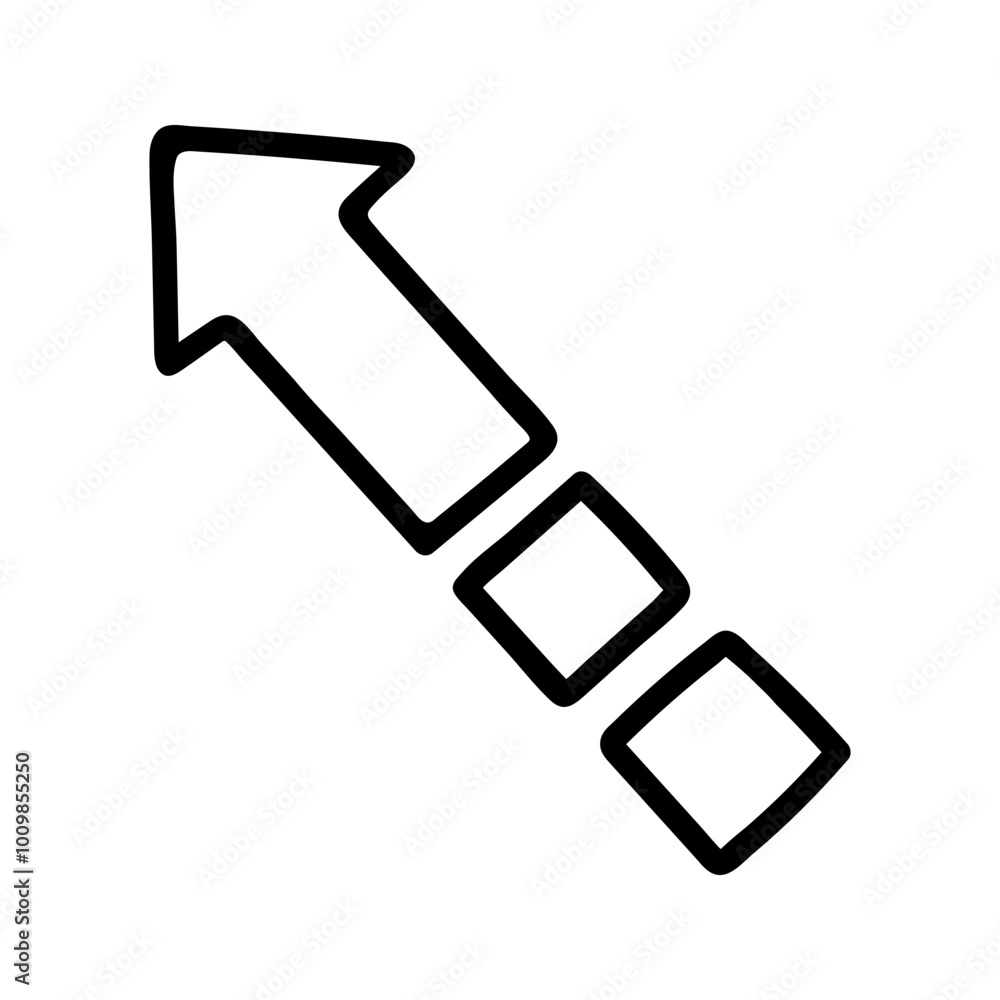 Doodle arrow Illustration. Hand drawn element for navigation and presentations. Doodle arrow Illustration. Hand drawn element for navigation and presentations.