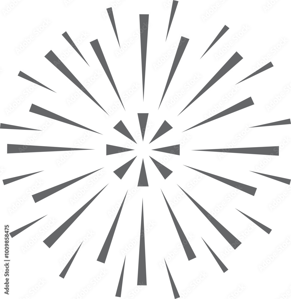 Fire show logo. Firework light burst icon Fire show logo. Firework light burst icon