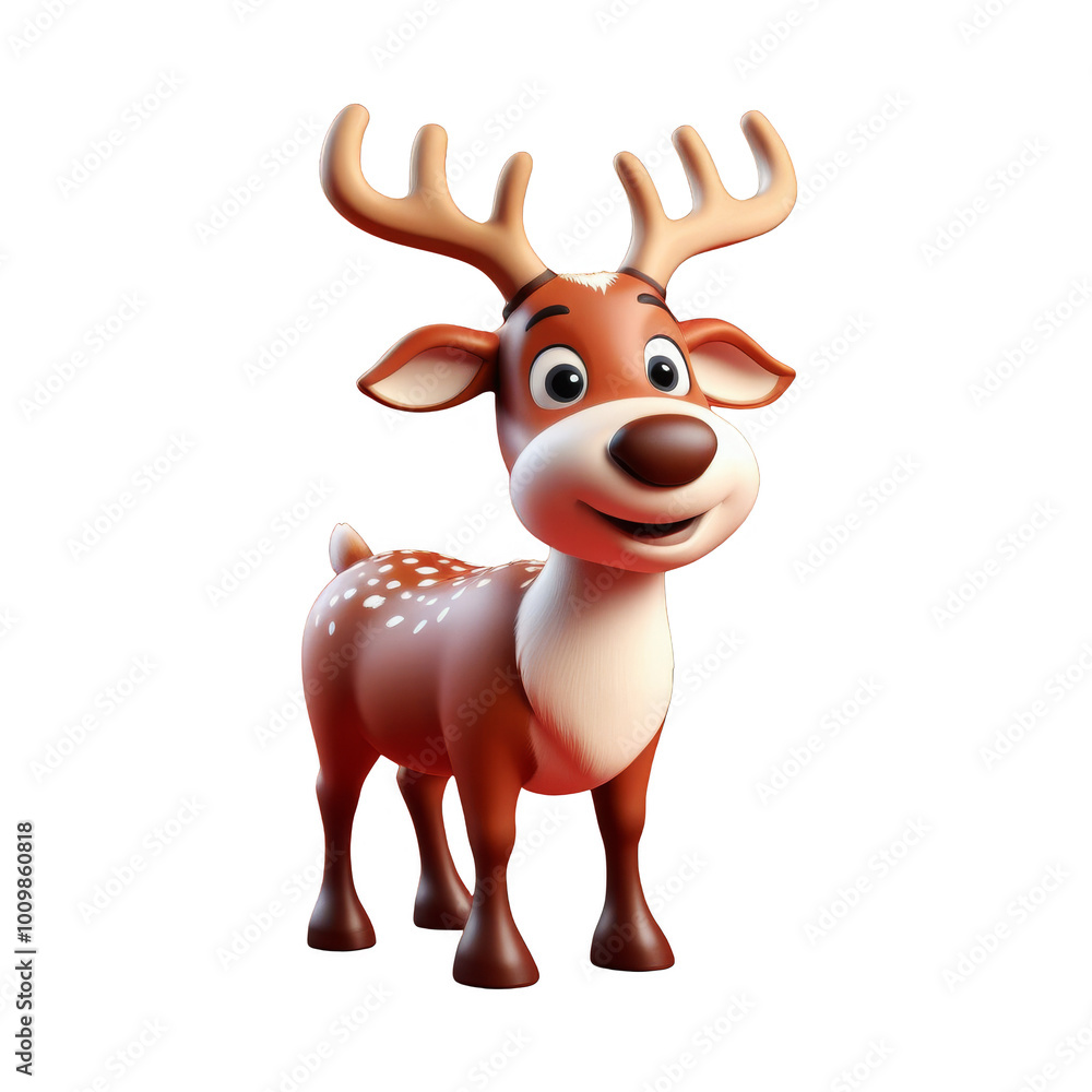 Adorable Chibi Animal in Digital Illustration Adorable Chibi Animal in Digital Illustration