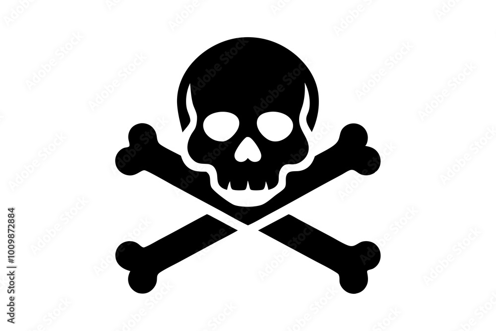 Skull and Bones vector icon. danger illustration sign. poison symbol or logo. Skull and Bones vector icon. danger illustration sign. poison symbol or logo.