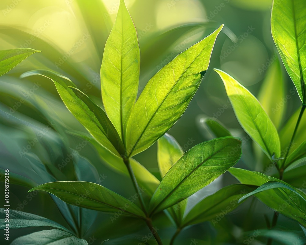 Obraz premium Urban nature photography with dynamic scenes, vibrant and serene, Urban, Soft greens, Photograph, City oasis