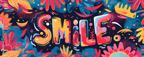 Eye-catching pop art background featuring 
