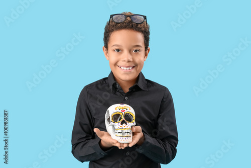 Little African-American boy...