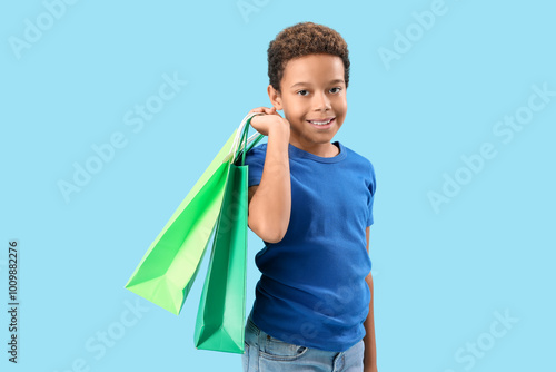 Little African-American boy...