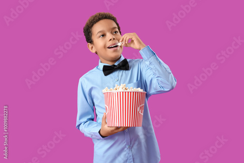 Little African-American boy...