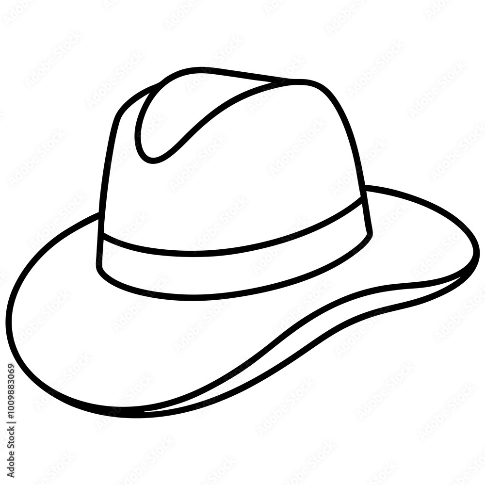 black hat cap isolated on silhouette Vector with a white background black hat cap isolated on silhouette Vector with a white background